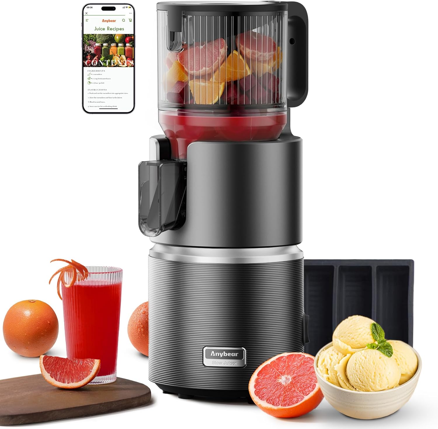 Cold Press Juicer - Cold Press Juicer with 4.9