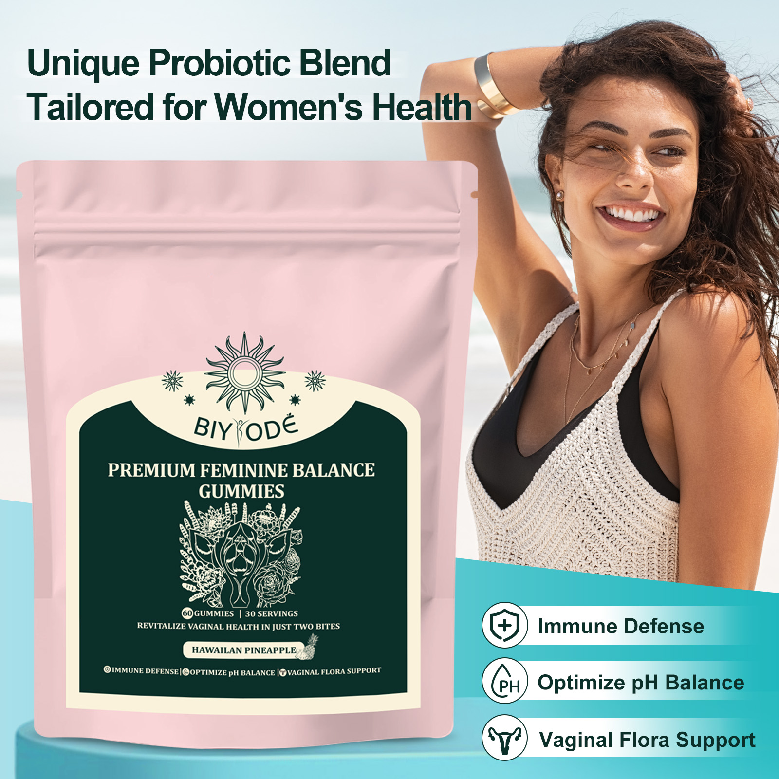 2 BAG Premium Feminine Balance - Health Wellness Gummies 리뷰 및 가격