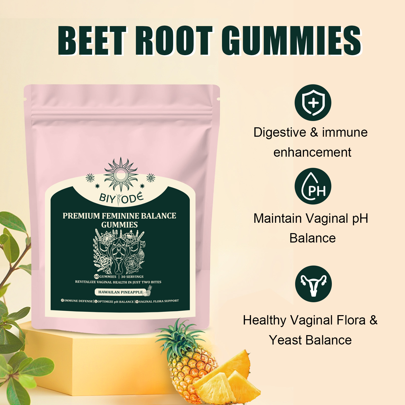 2 BAG Premium Feminine Balance - Health Wellness Gummies 리뷰 및 가격