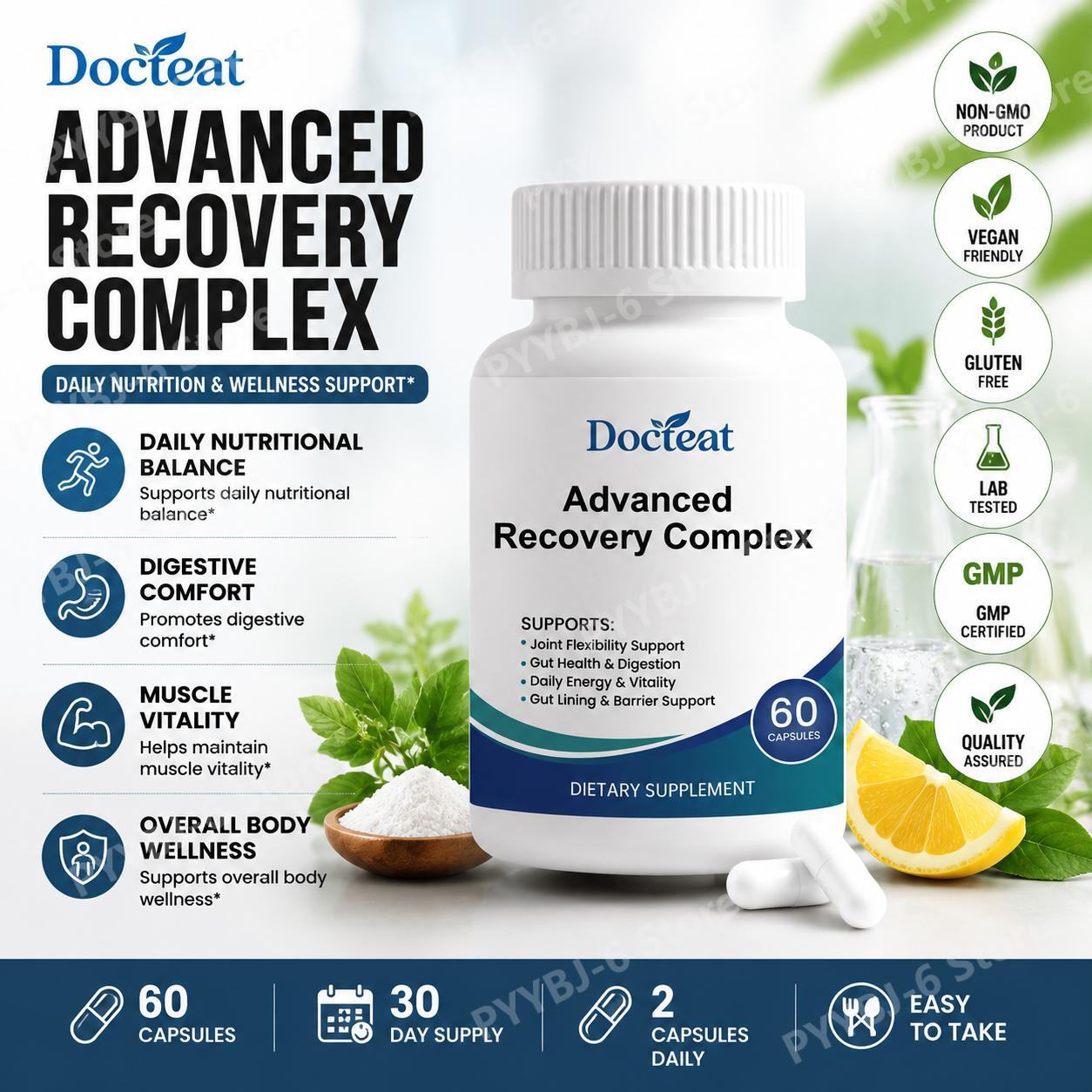 Advanced Recovery Complex 60 C - Health Wellness And 리뷰 및 가격