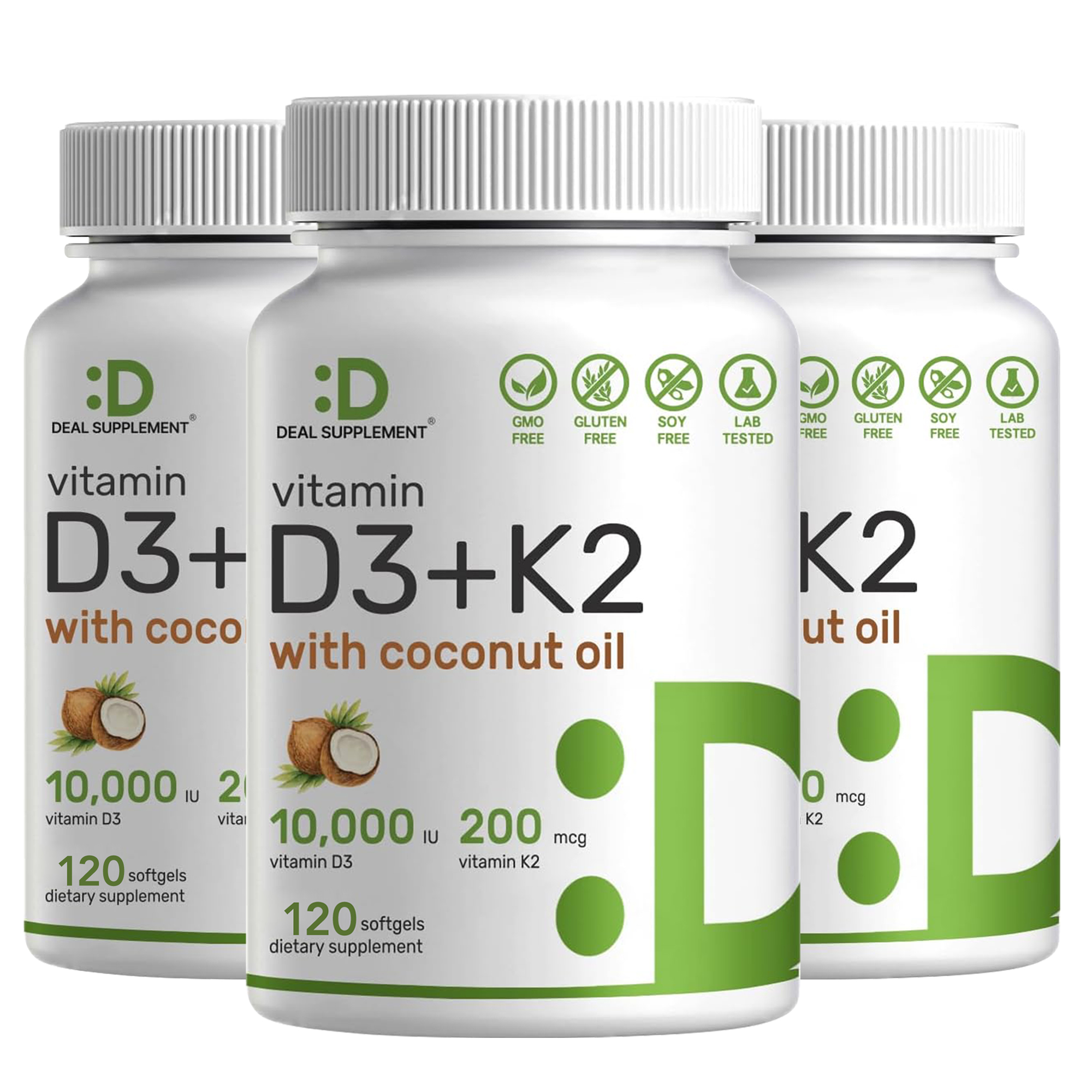 Vitamin D3 10,000 IU + K2 MK7  - Health Wellness And 리뷰 및 가격