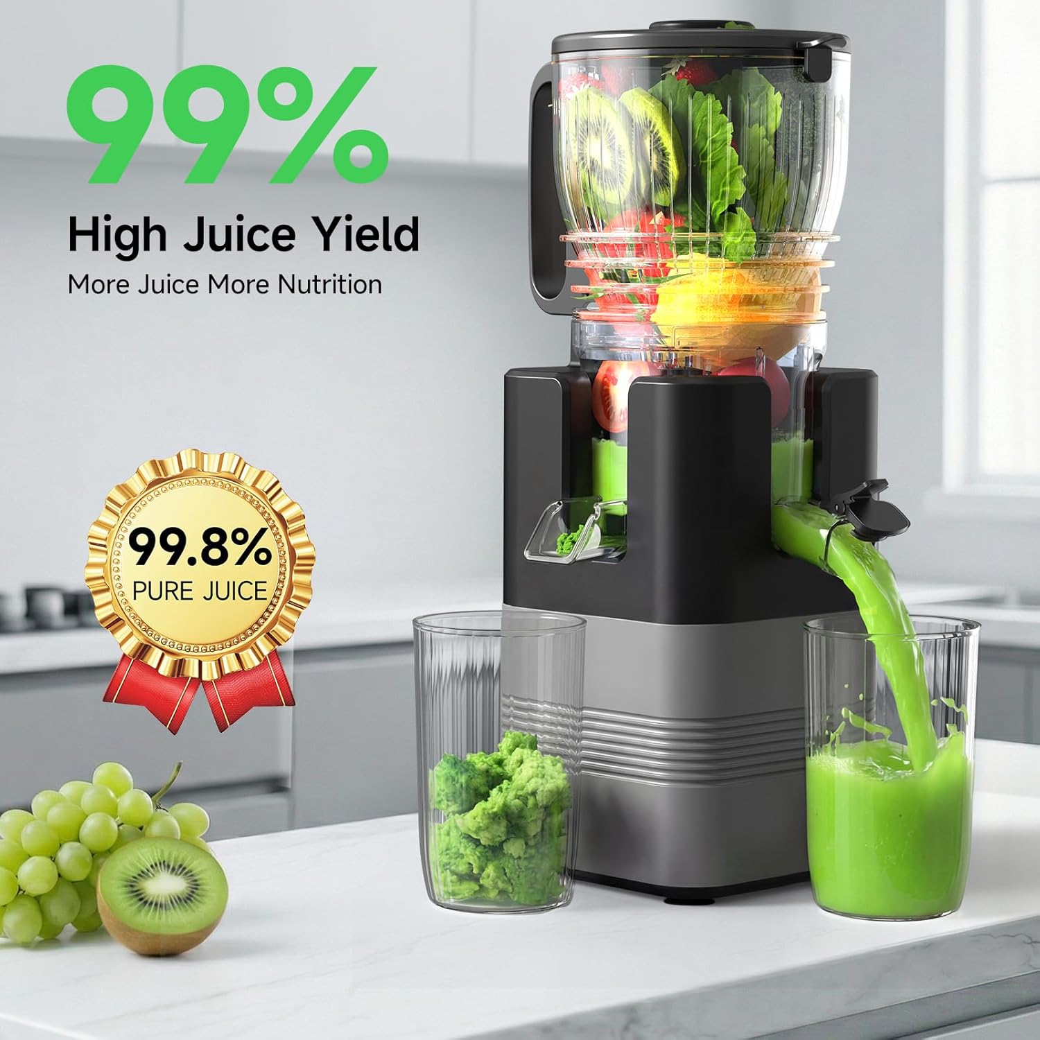 400W Cold Press Juicer, 5.8