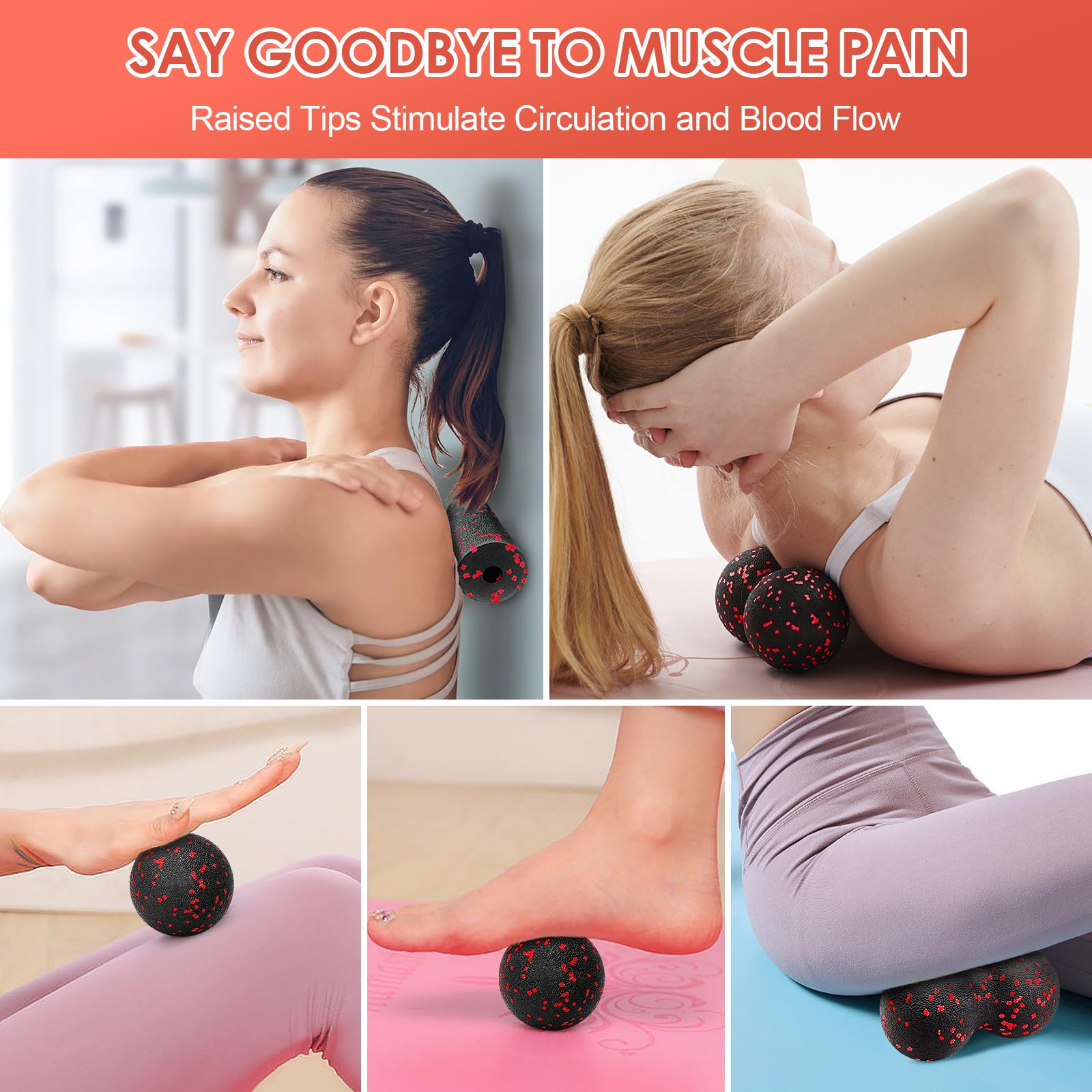 Hollow Yoga Roller Massage Pea - Health Wellness And Fitness 리뷰 및 가격