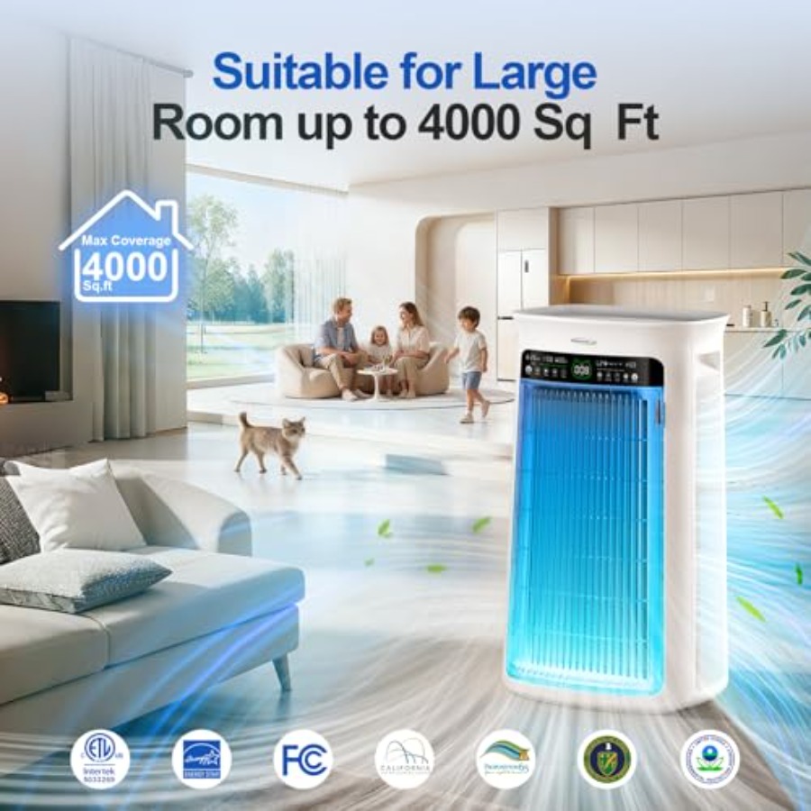 Large Room Air Purifier with T - Air Purifier Hepa 리뷰 및 가격
