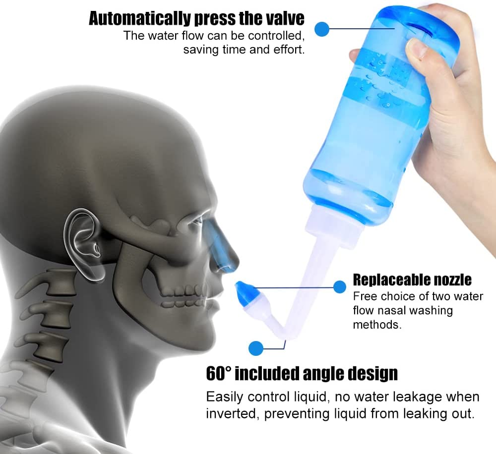 300ML Nose Wash Cleaner Nasal  - Neti Pot Nasal Rinse 리뷰 및 가격