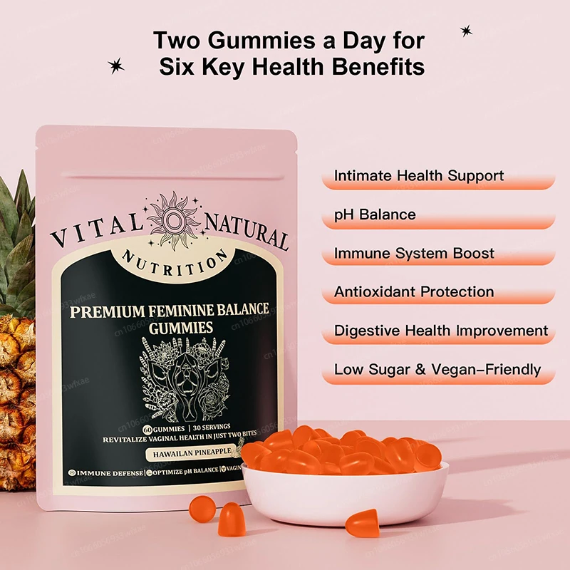 Premium Feminine Balance Gummi - Health Wellness Gummies 리뷰 및 가격