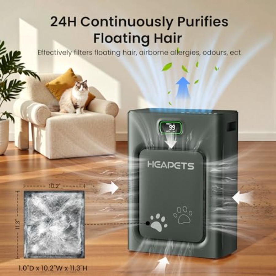 Pet Air Purifier for Home Larg - Air Purifier Hepa 리뷰 및 가격