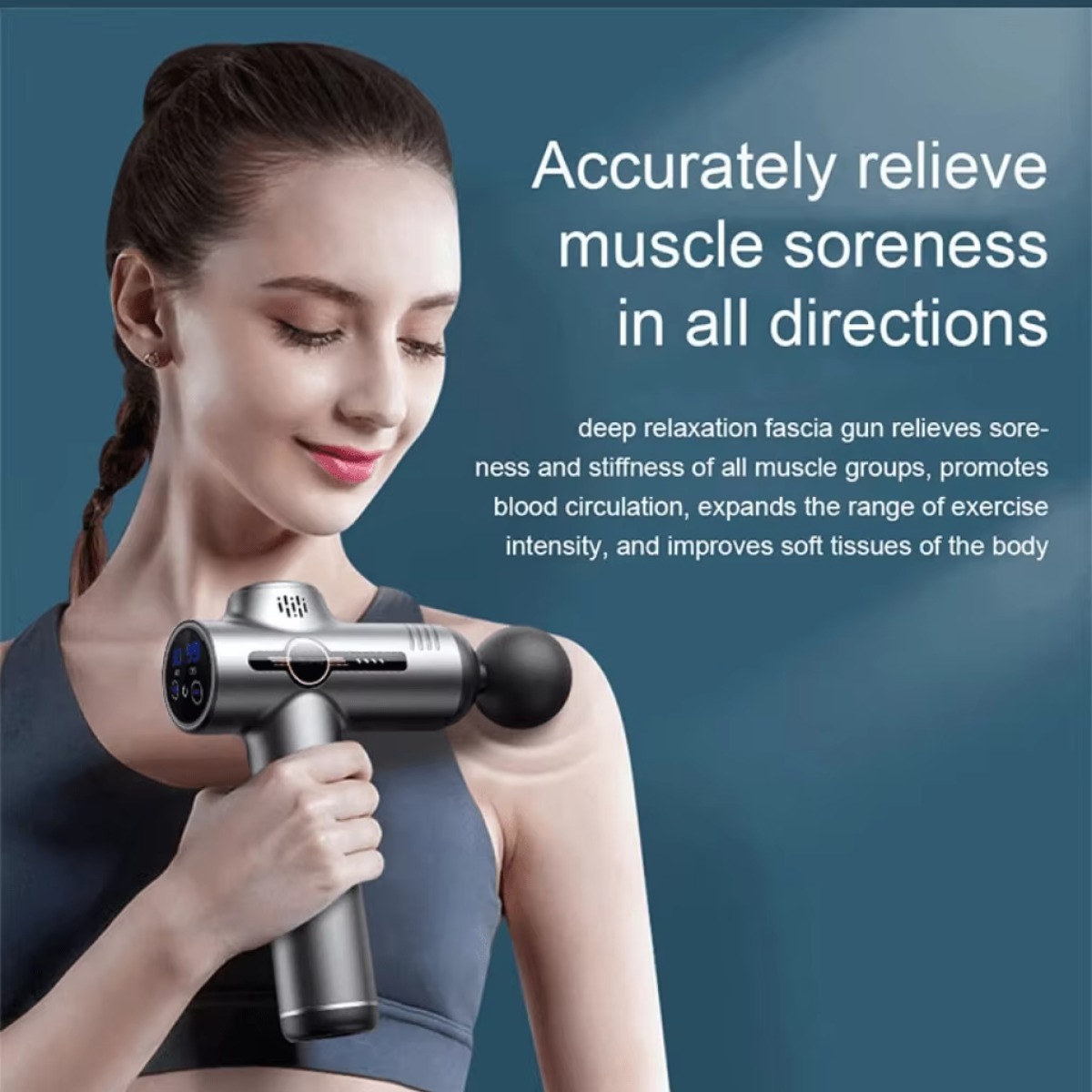 Portable Fascia Gun Vibration  - Health Wellness And Fitness 리뷰 및 가격