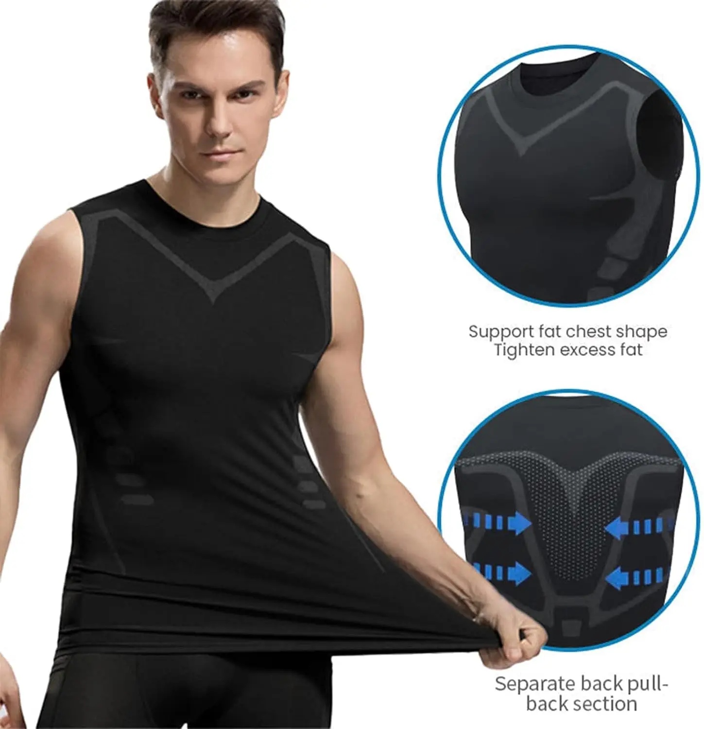 Compression Tank Top Men Gym S - Health Wellness And Fitness 리뷰 및 가격