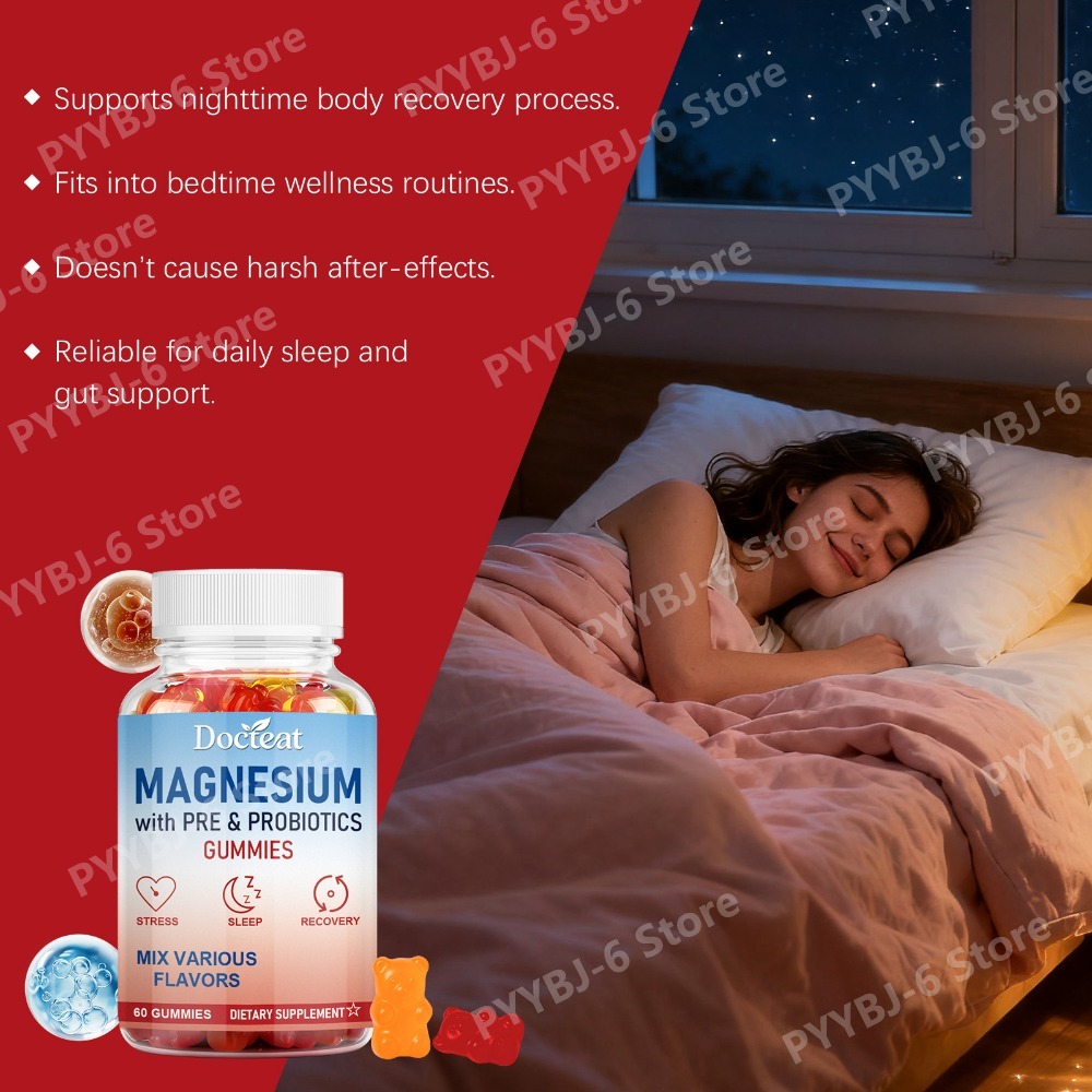Magnesium Gummies with Pre &Pr - Health Wellness Gummies 리뷰 및 가격