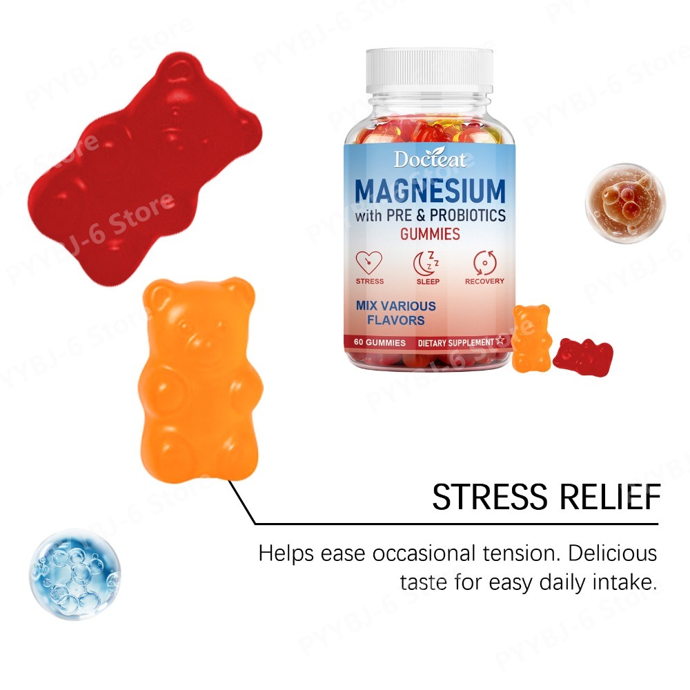 Magnesium Gummies with Pre &Pr - Health Wellness Gummies 리뷰 및 가격