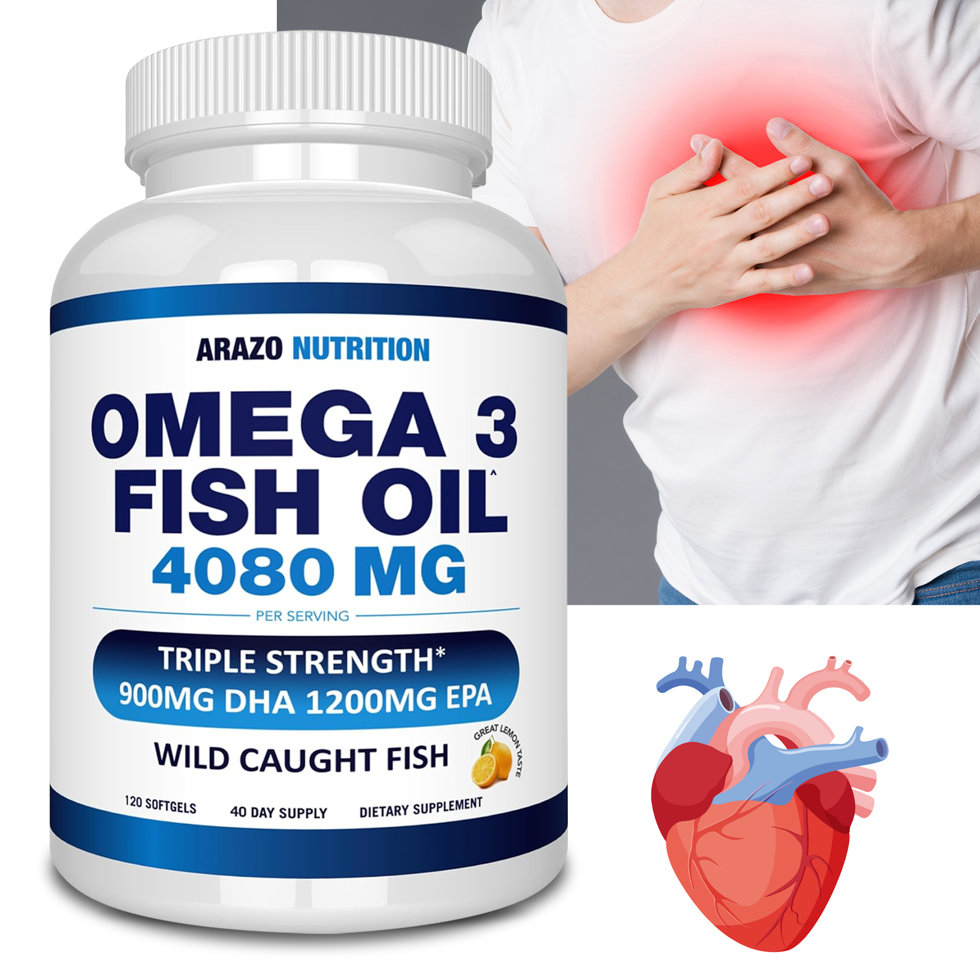 Omega 3 Fish Oil - Contains EP - Health Wellness And 리뷰 및 가격