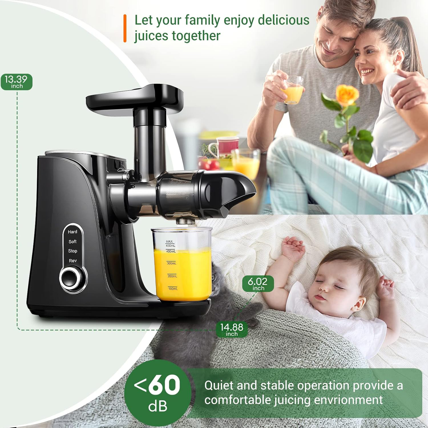 &* QANA Juicer Machines,Slow C - Cold Press Juicer 리뷰 및 가격