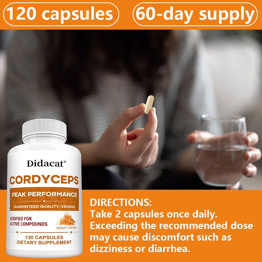 Cordyceps Mushroom Capsules 10 - Health Wellness And 리뷰 및 가격
