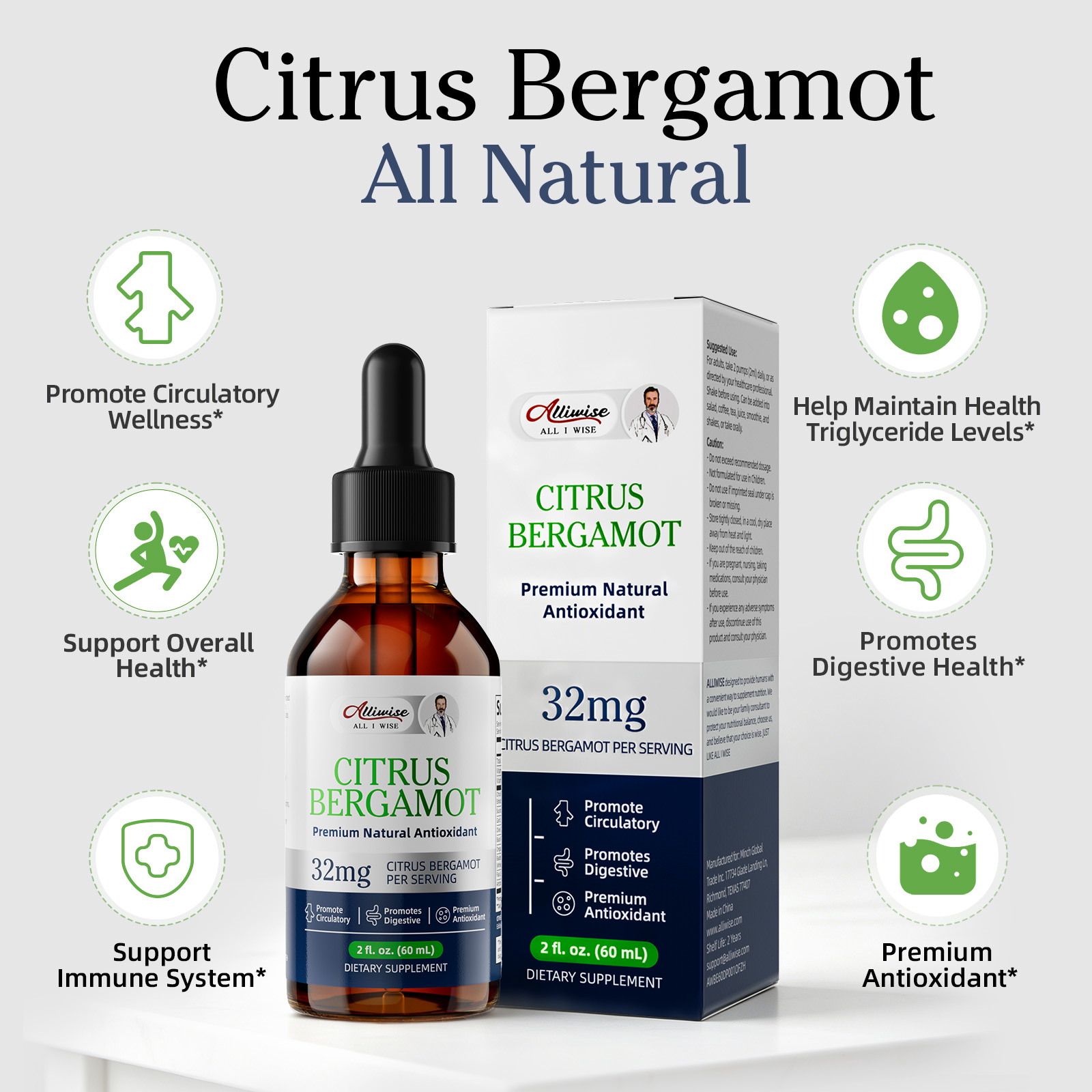Premium Citrus Bergamout  Drop - Health Wellness And 리뷰 및 가격